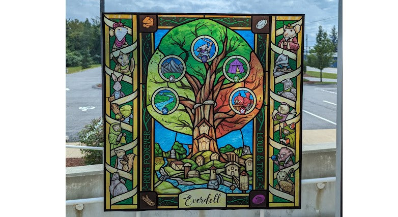 Dollar tree vinyl is great for stained glass patterns! I use proper vinyl  for final details on stained glass pieces. Here's Daria. : r/cricut