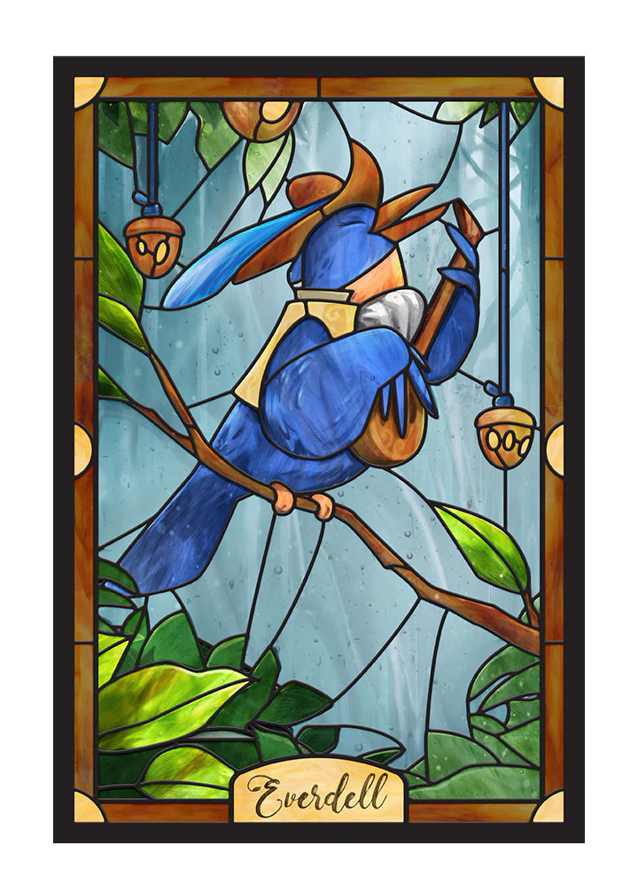 Everdell Jor Goldwing Window Cling